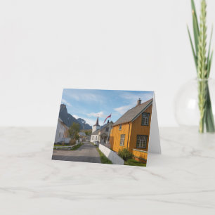 Cartão Reine Lofoten Noruega