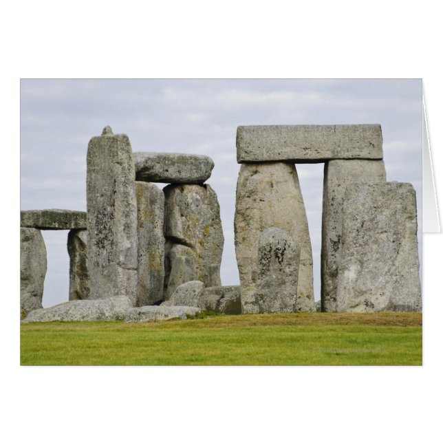 Cartão Reino Unido, Stonehenge 12 (Frente Horizontal)