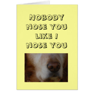 Cartão Relação/Namorando - Ninguém te narra como eu nariz