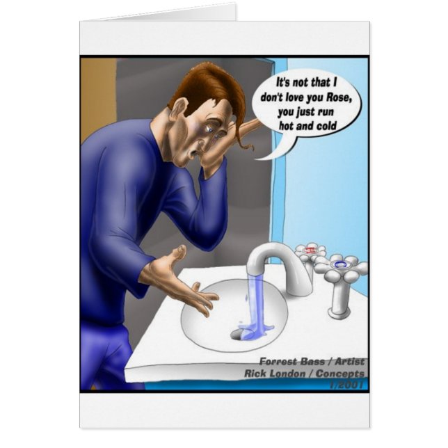 Cartão Relacionamentos a frio quente Ofertas e Coleções e (Frente)