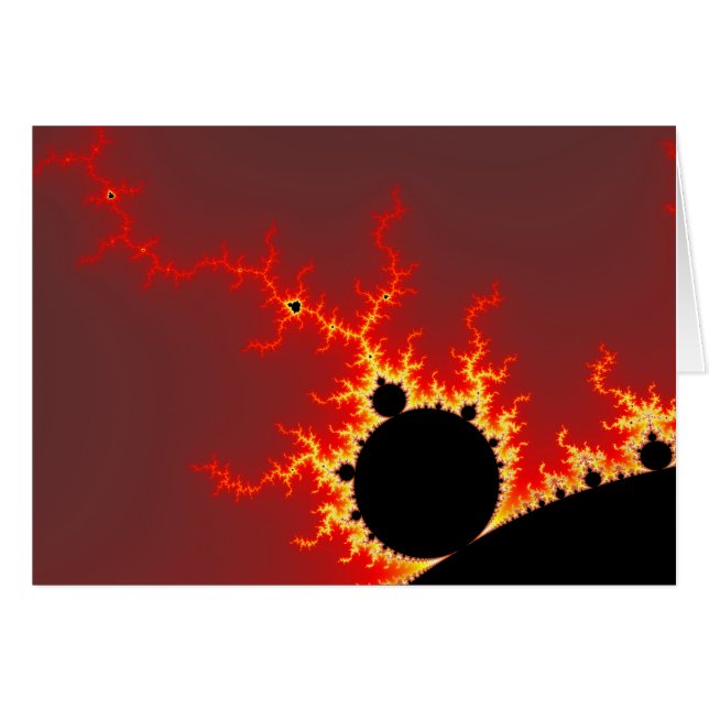 Cartão Relâmpago de incêndio (Frente Horizontal)