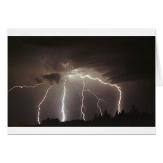 Cartão Relâmpago trovador