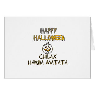 Cartão Relaxe o Feliz Dia das Bruxas