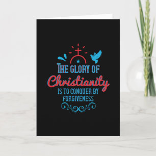 Cartão Religião - A Glória do Cristianismo é Conquistar