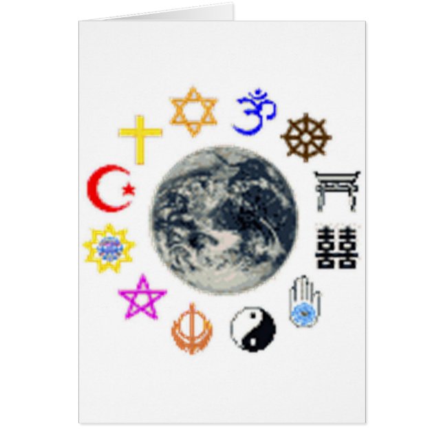 CARTÃO RELIGIÕES DO MUNDO (Frente)