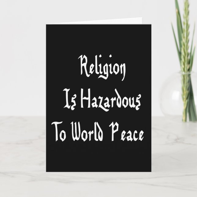 Cartão Religion Hazard (Frente)