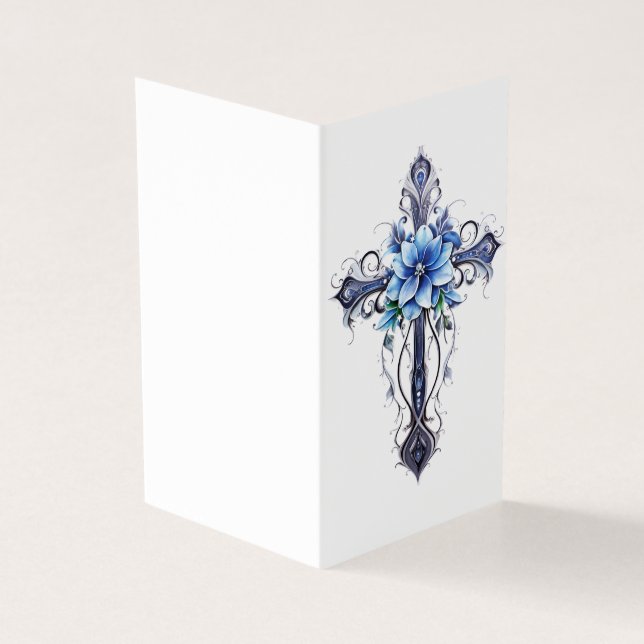 Cartão Religioso de Natal Personalizado (Exterior)