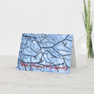 Cartão Religious Sympathy Card