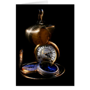 Cartão Relógios do vintage