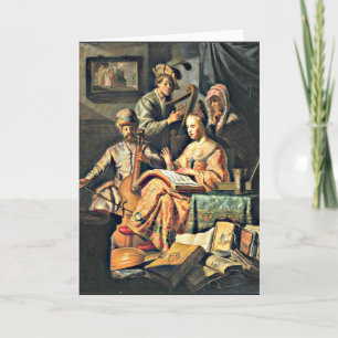 Cartão Rembrandt - Alegoria Musical