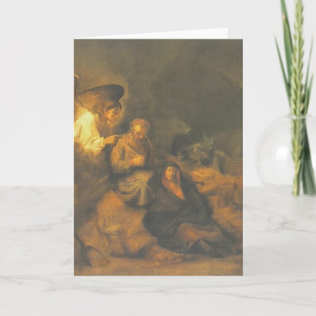 Cartão Rembrandt- The Dream of St. Joseph (Frente)