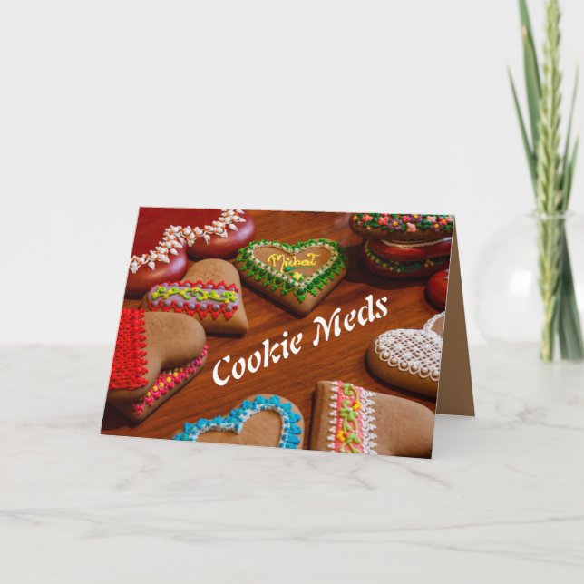 Cartão Remédios de Biscoito (Frente)