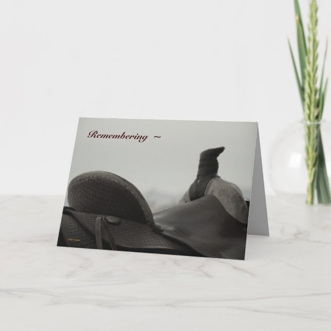 Cartão Remembering (Frente)