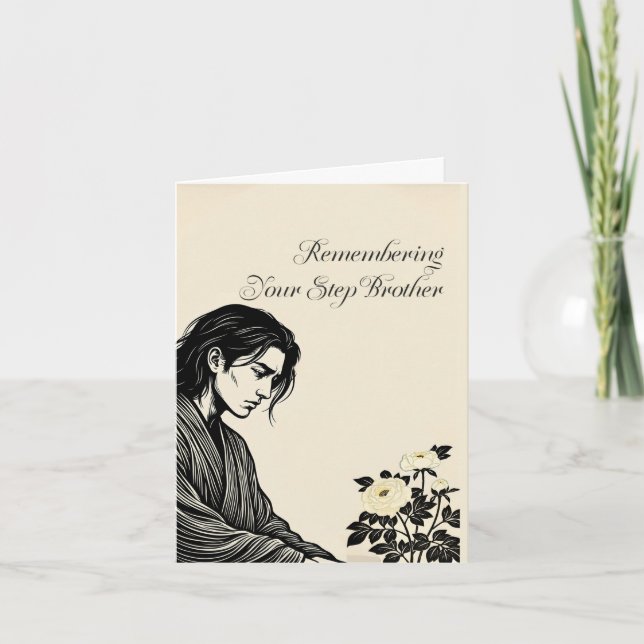 Cartão Remembering Your Step Brother (Frente)