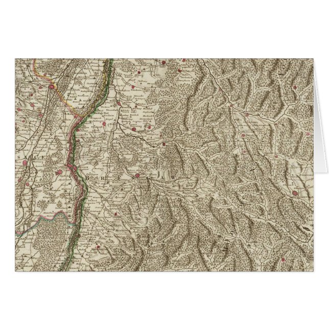 Cartão Reno River Valley, França (Frente Horizontal)