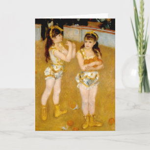 Cartão Renoir's Acrobats at the Cirque Fernando (1879)
