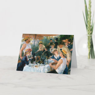Cartão Renoir's Luncheon of the Boating Party (1881)