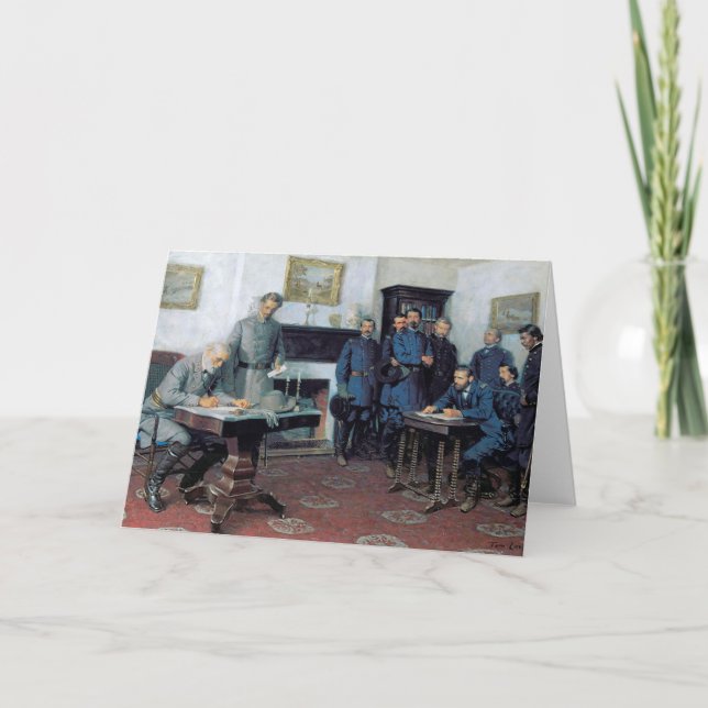 Cartão Renúncia em Appomattox (Frente)