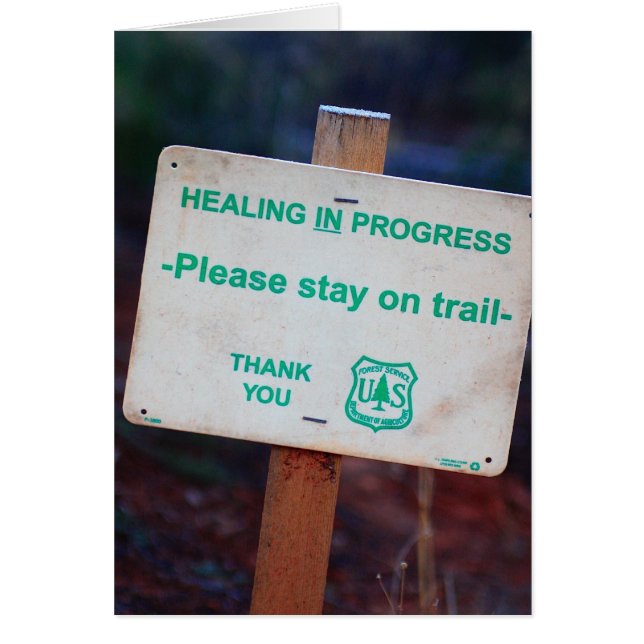 Cartão Reparo em andamento (Frente)