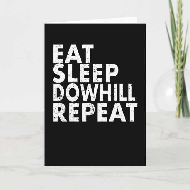 Cartão Repetição da Descida do Sono de Montanha Dizendo B (Frente)