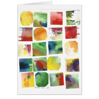 Cartão Reprodução de Cores