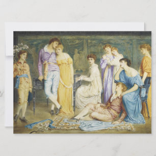 Cartão Reproduzindo um Prelúdio por Bach