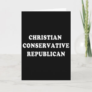 Cartão Republicano Conservador Cristão