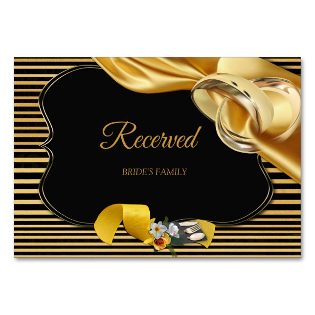 Cartão Reservado para Casamento do O Grande Gatsby (Frente)