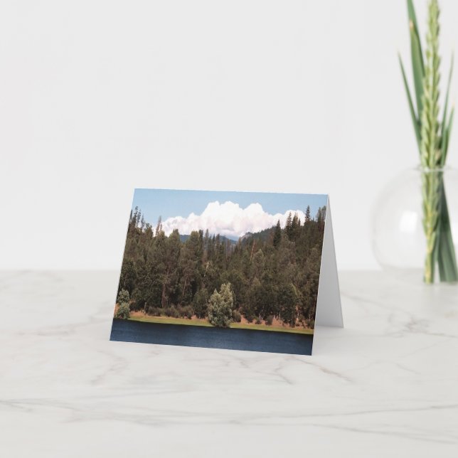 Cartão Reservatório Ewing em Primavera...... (Frente)