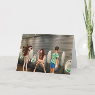 Cartão Reservatório misto de gênero.