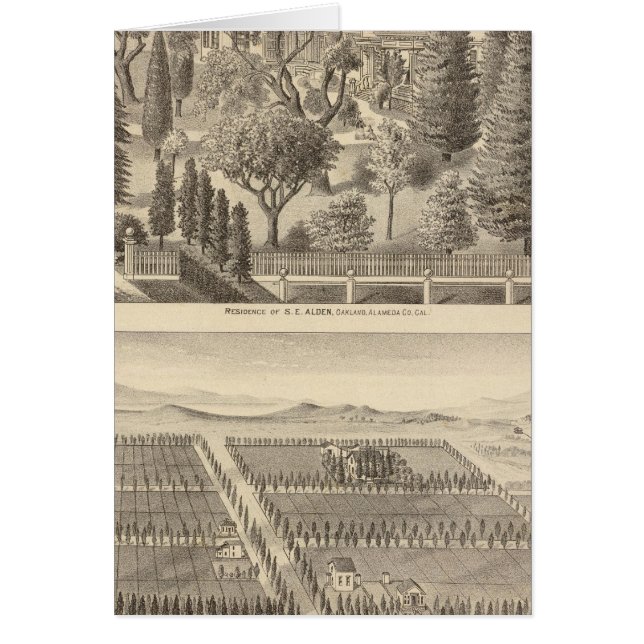 Cartão Residência Alden, Trato de Harmon (Frente)