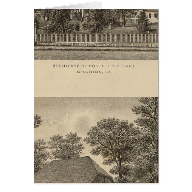 Cartão Residência Augusta Church Stuart (Frente)