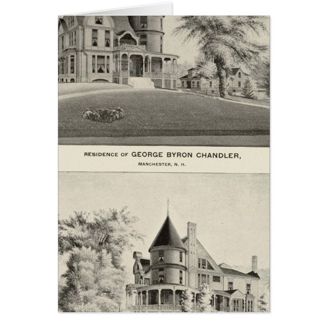 Cartão Residência Chandler, Manchester, NH (Frente)