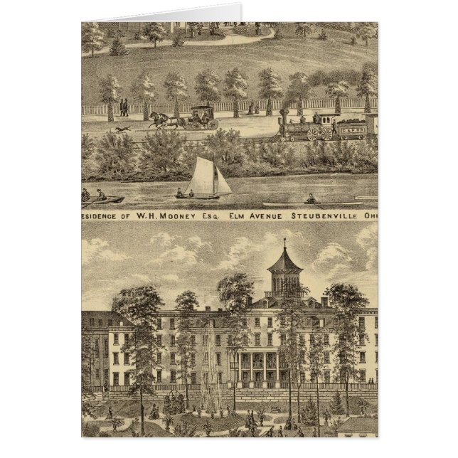 Cartão Residência de WH Mooney (Frente)