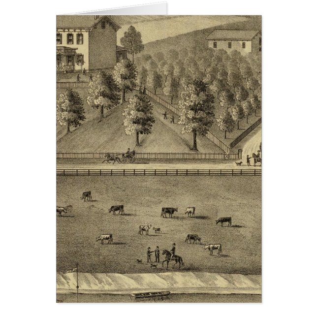 Cartão Residência de William Schrader (Frente)