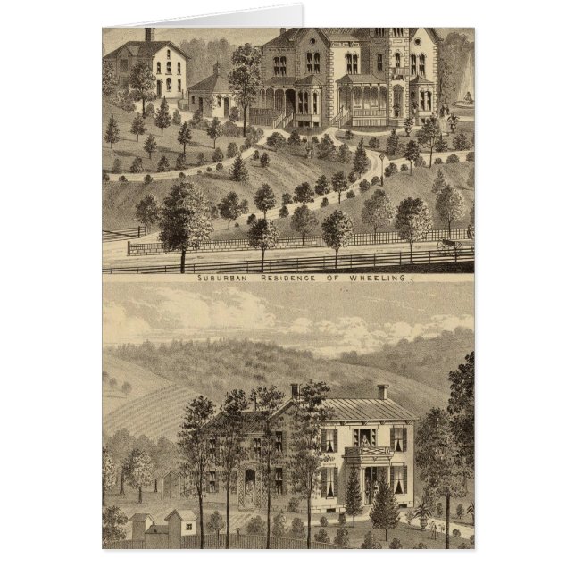 Cartão Residência suburbana de Rodas (Frente)