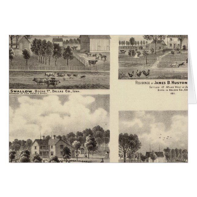 Cartão Residências de Swallow (Frente Horizontal)