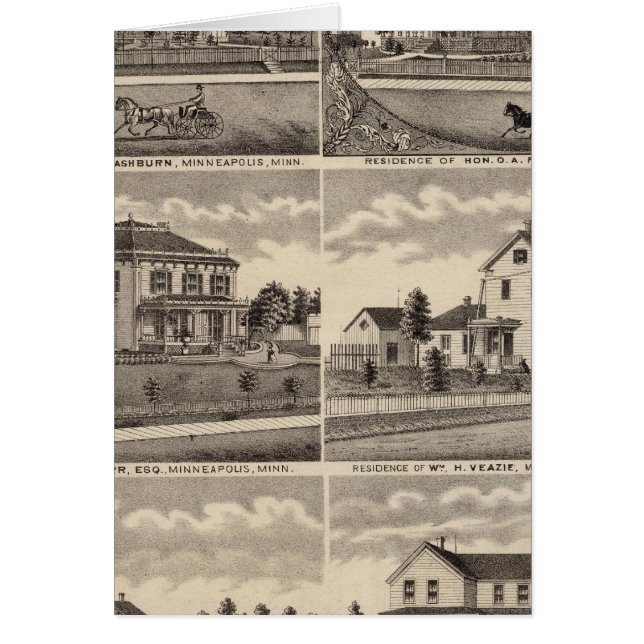 Cartão Residências em Minnesota (Frente)
