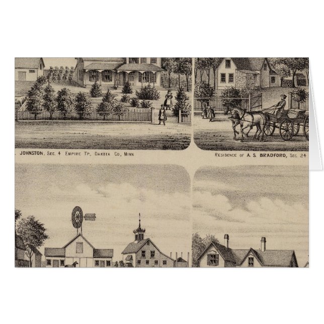 Cartão Residências, Minnesota 3 (Frente Horizontal)