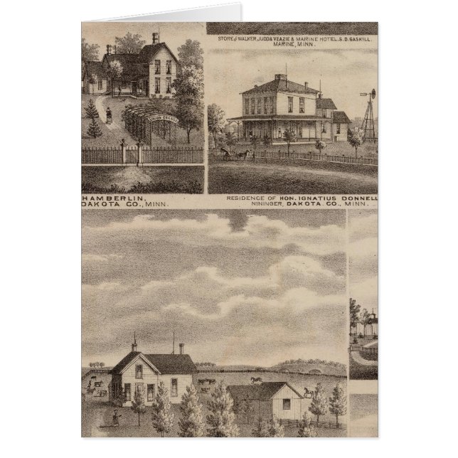 Cartão Residências, Minnesota 5 (Frente)
