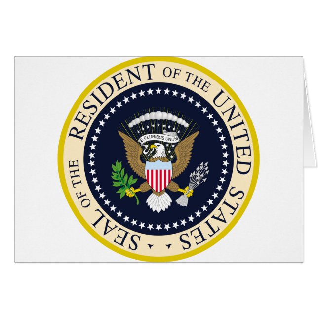 Cartão Residente dos Estados Unidos (Frente Horizontal)