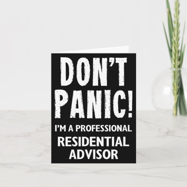 Cartão Residential Advisor  (Frente)