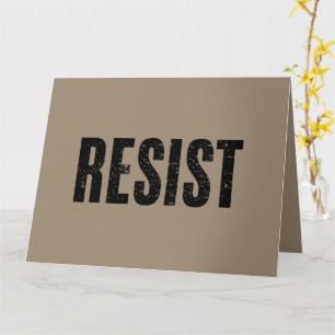 Cartão Resista a Trump Protesto Anti Trump Protesto Polít