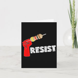 Cartão Resistência a Humor Gráfico Eletrônico Resistente
