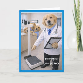Cartão Respect Scale Privacy Get Well Card #1   SCD-2