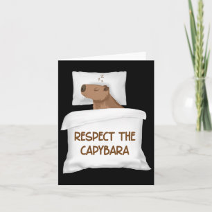 Cartão Respeite a Camisa de dormir oficial de dormir do C