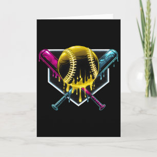 Cartão Respeite O Drip Bysebyll Home Plate Sorvete Drip