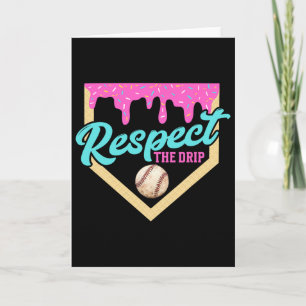 Cartão Respeite O Gotejamento Bysebyll Home Plate Sorvete