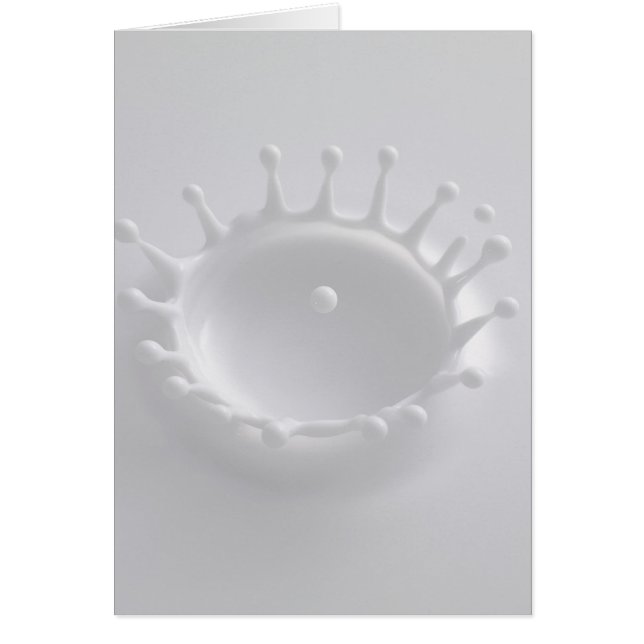 Cartão Respingo do leite (Frente)