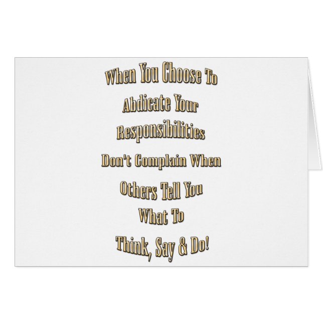 Cartão Responsabilidade (Frente Horizontal)